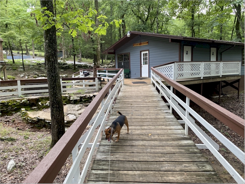 Lots of fun places to walk on this trip.  Rickwood Caverns State Park, July 7, 2021.